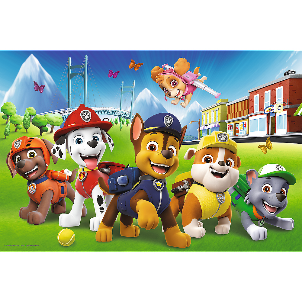 Trefl Paw Patrol Plateau De Jeu, Multicolore, 2 En 1