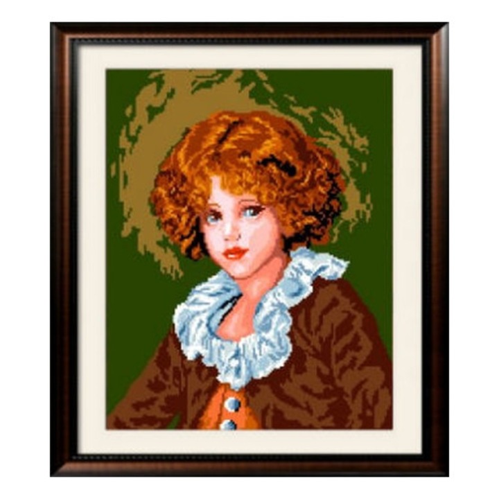 Micul John - kit goblen panza imprimata