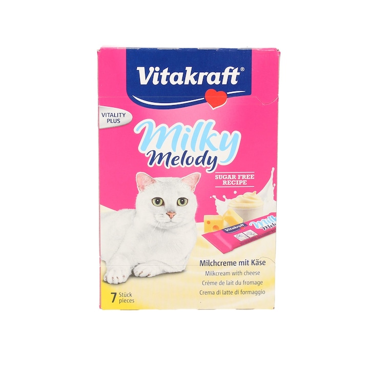 Vitakraft Cat Milky Melody jutalomfalat macskáknak, 70g