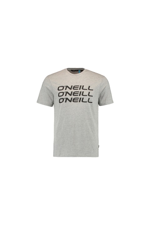 O'Neill, Tricou regular fit cu imprimeu logo Triple, Gri