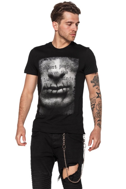 T-shirt Underworld Silent People Have..., Negru, XL