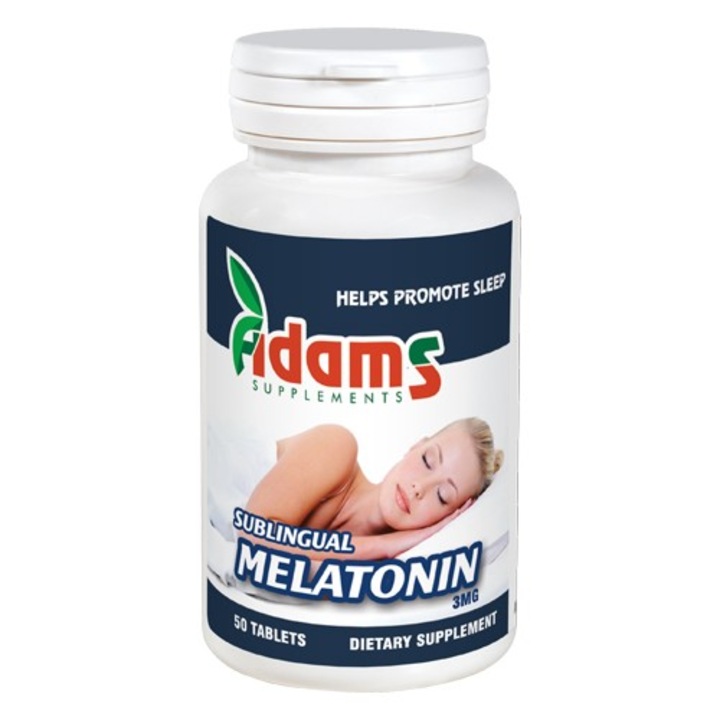 Melatonina Sublinguala 3mg 50 tablete