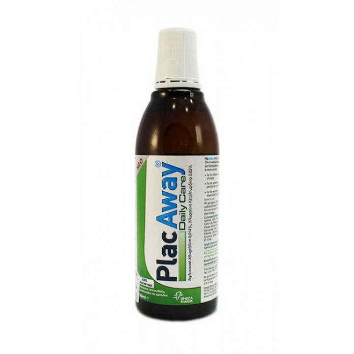 Apa de gura Omega Pharma, Plac Away, Pentru adulti si copii, 500 ml