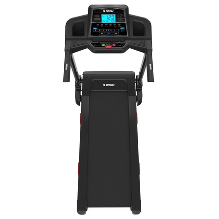 Banda de alergat electrica Orion Travel J500, putere maxima motor 3CP, inclinare automata, 12 programe presetate, greutate utilizator 120 kg, pliabila pe cilindru, boxe, bluetooth