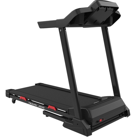Banda de alergat electrica Orion Travel J500, putere maxima motor 3CP, inclinare automata, 12 programe presetate, greutate utilizator 120 kg, pliabila pe cilindru, boxe, bluetooth