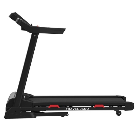 Banda de alergat electrica Orion Travel J500, putere maxima motor 3CP, inclinare automata, 12 programe presetate, greutate utilizator 120 kg, pliabila pe cilindru, boxe, bluetooth