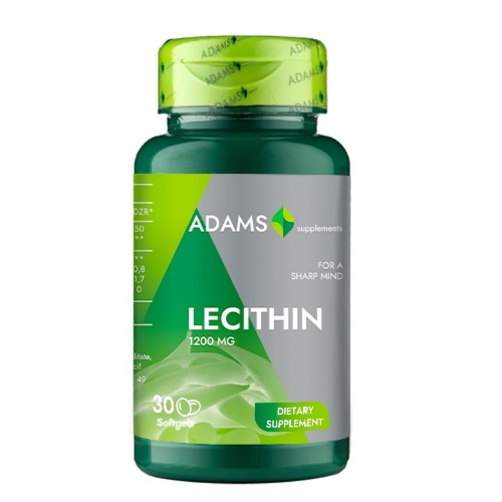 Lecitina 1200mg 30cps, Adams