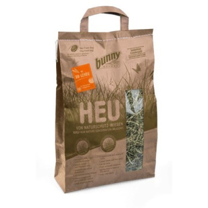 bunnyNature Hay from Nature Conservation Meadows with organic vegetables 250g