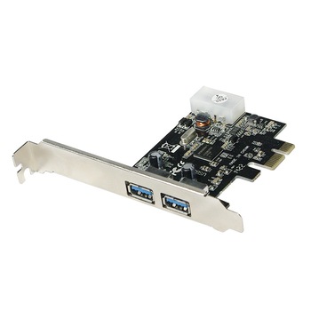 CARD PCI-Express, 2 porturi USB 3.0 A, LOGILINK PC0054A CARD PCI-Express, 2 porturi USB 3.0 A, LOGILINK PC0054A