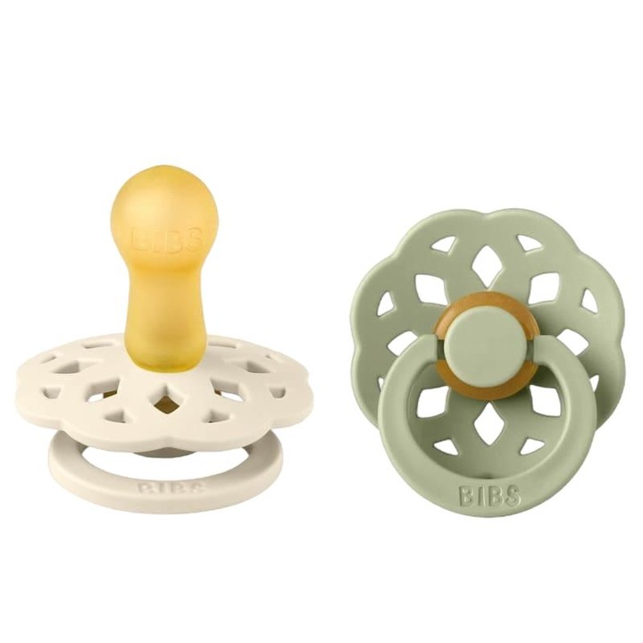 BIBS Boheme 2db-os cumi (Krémfehér/Zsálya), 6-18 hó