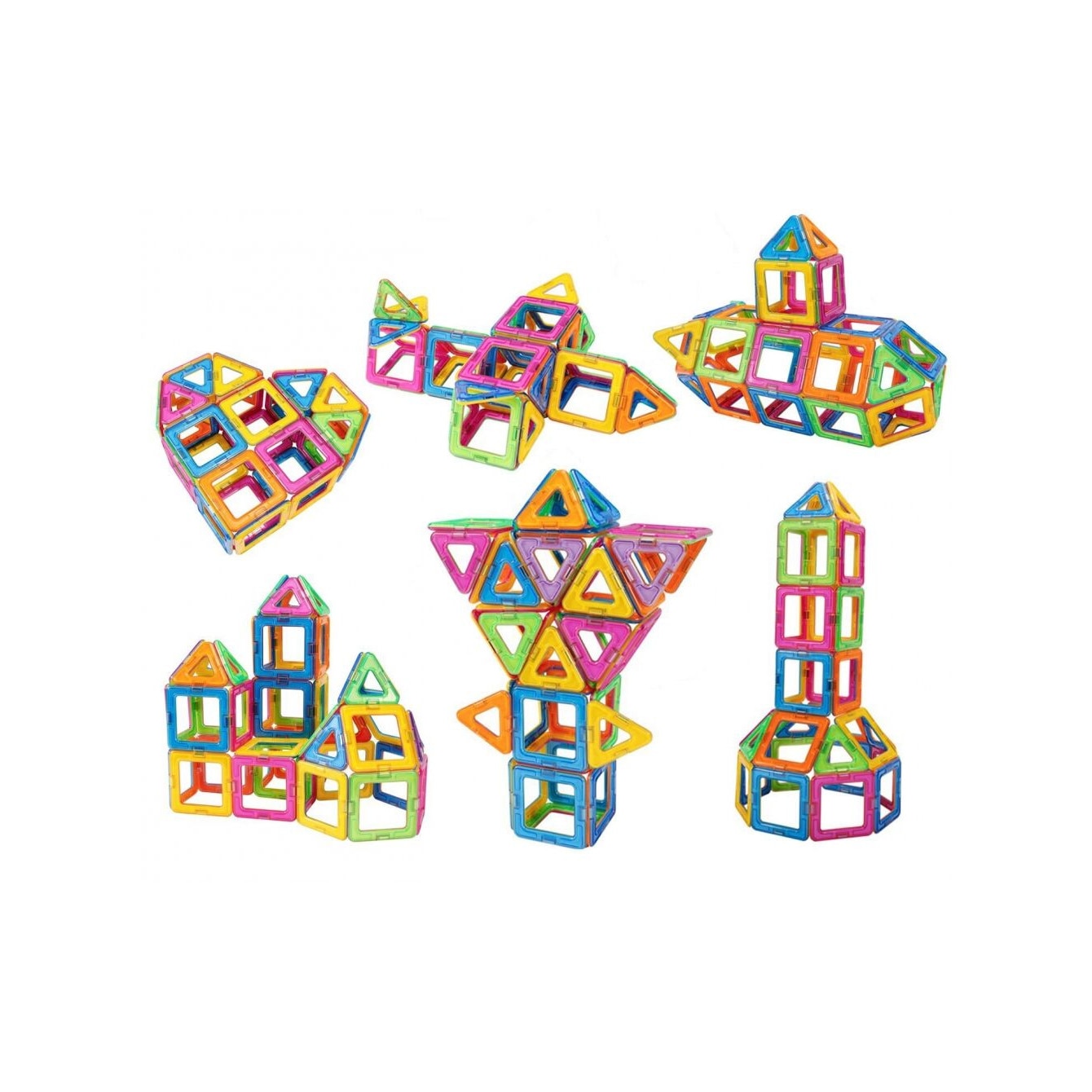 Интелигентен конструктор MAGNETIC CONSTRUCTION idealSTORE, Включва 106 ...