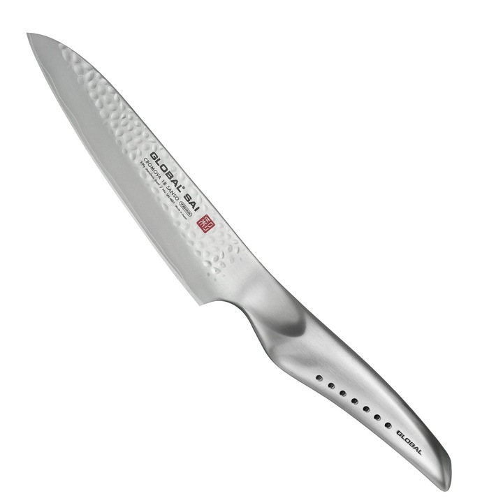 Cutit bucatar Global, Otel, Argintiu, 14 cm, SAI-M01