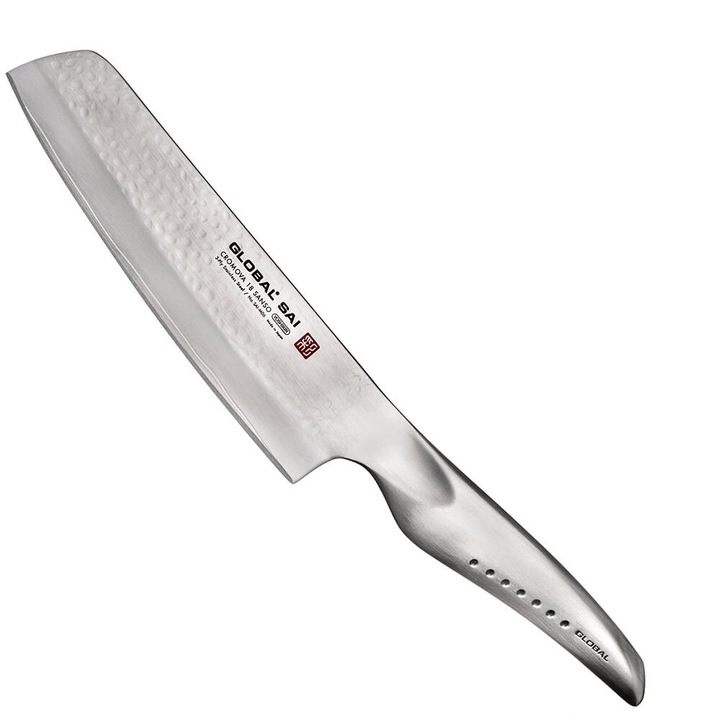 Cutit pentru legume Global, Otel, Argintiu, 15 cm, SAI-M06