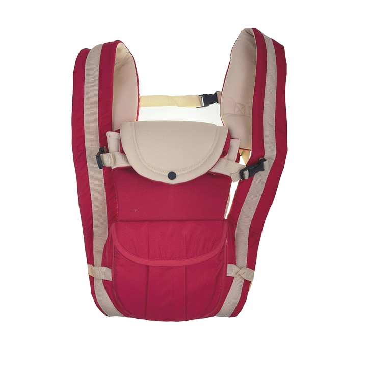 Marsupiu 4 luni+ Mini Junior Q835R, Rosu 4 luni+