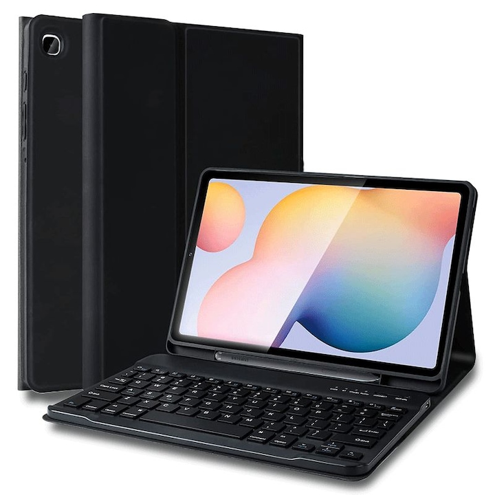 Калъф TECH-PROTECT Smartcase, SC Pen, Keyboard за Samsung Galaxy Tab S6 Lite 10.4" 2020 / 2022, Black