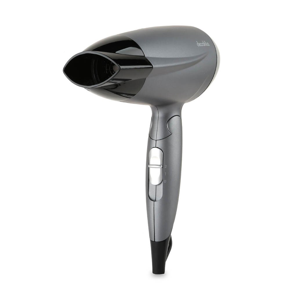 Hajszárító Decakila, Összecsukható, 1400 W, Szürke - eMAG.hu