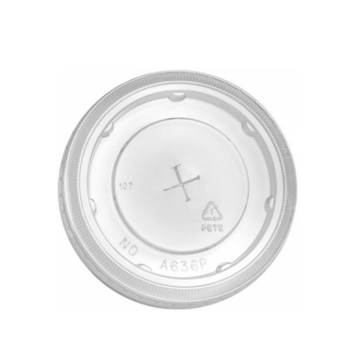 Set capac plat cu gaura pentru fresh-uri, 200 buc, dimensiune 95 mm