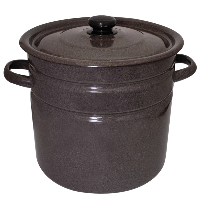 Тенджера Mira N, 12л., емайл, индукция, кафяв