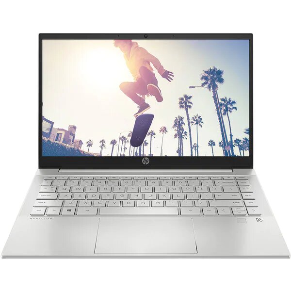 Laptop HP Pavilion 14-ec1013nq, AMD Ryzen 5 5625U pana la 4.3GHz, 14" Full HD, 16GB, SSD 512GB, AMD Radeon Graphics, Free DOS, Argintiu