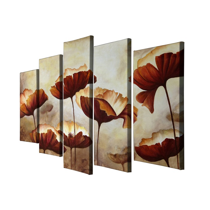 Tablou Canvas, Majestic BC015, Rama lemn, Multicolor