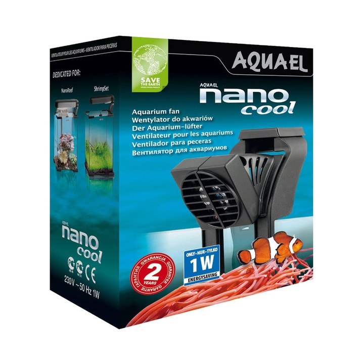 Ventilator pentru acvariu Aquael Nano-Cool 1W