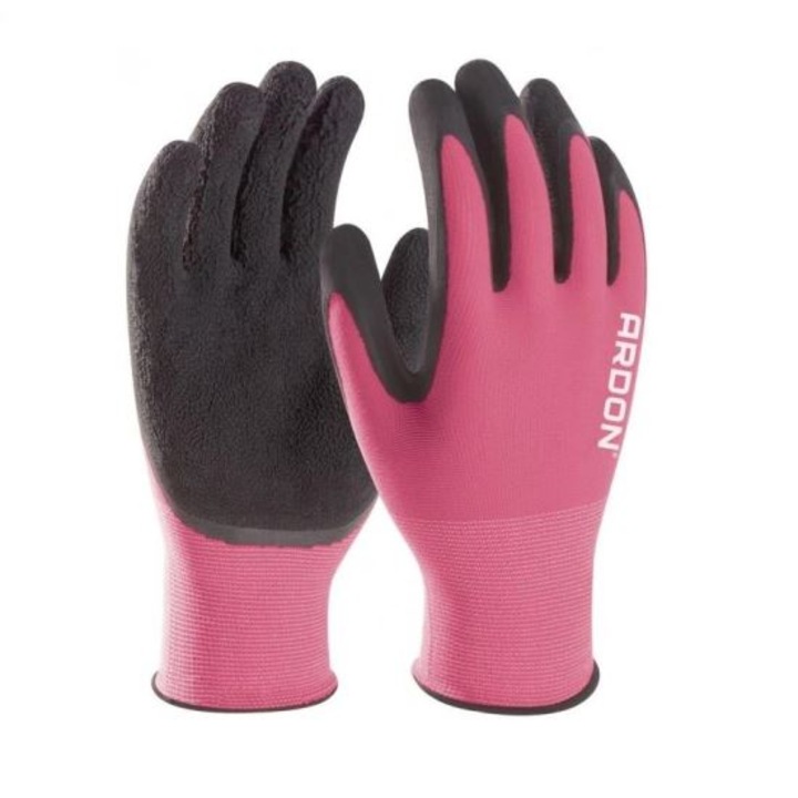 PETRAX kesztyű, latex / poliészter, S méret, Ardon