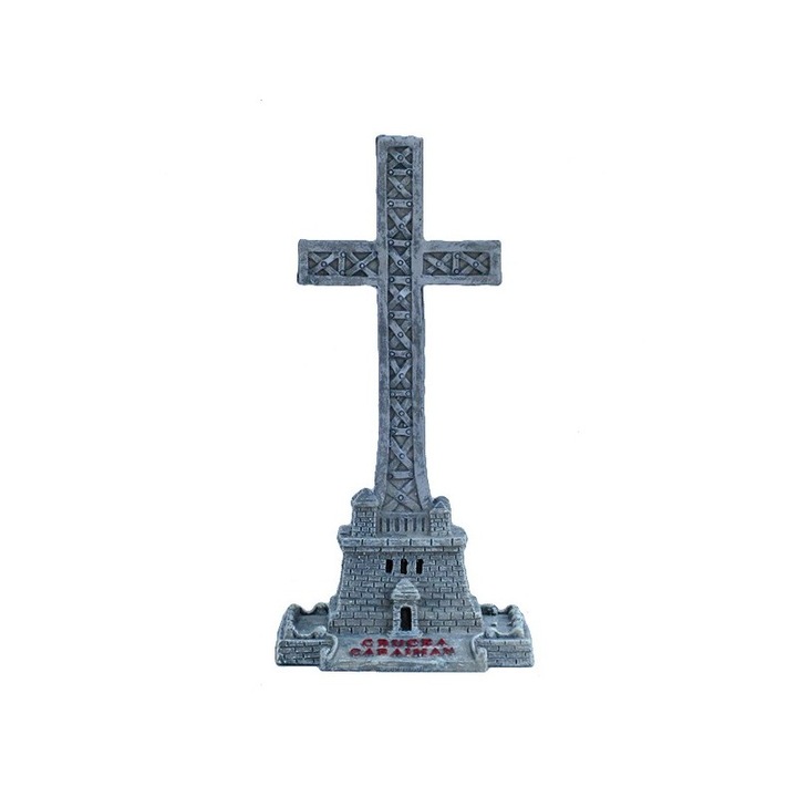Statueta din rasina reprezentand Crucea de pe Caraiman, 9x18 cm