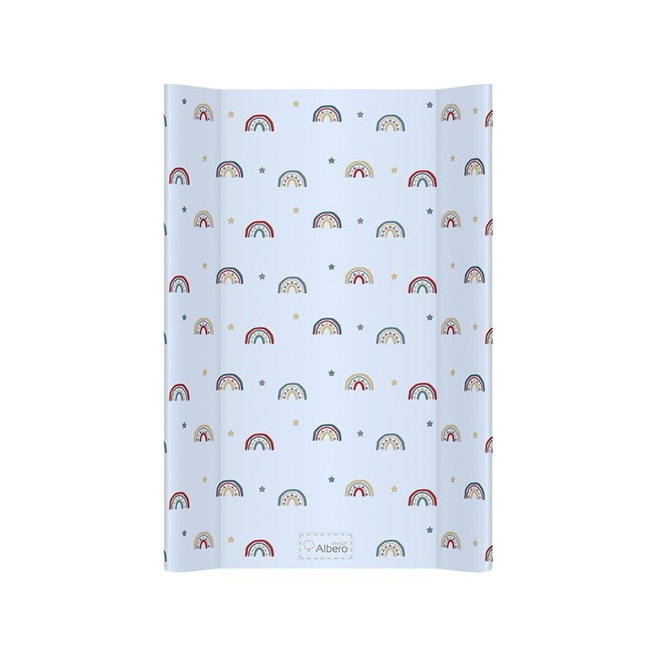 Albero Mio подложка за повиване, PVC/гъба, 0-12 месеца, 70 см, многоцветна