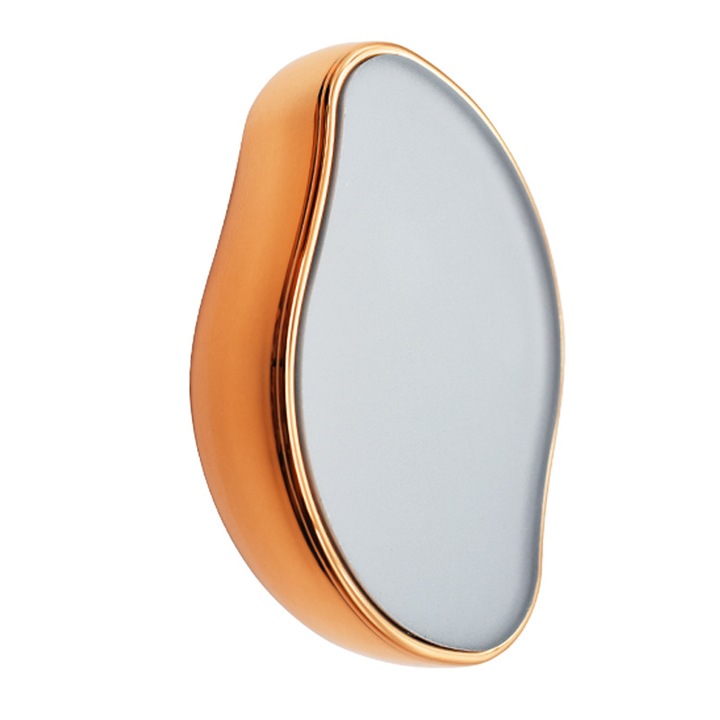 Dispozitiv epilare pe baza de microcristale, Jawline, functie dubla, picioare si calcaie, portabil, exfoliant, rose