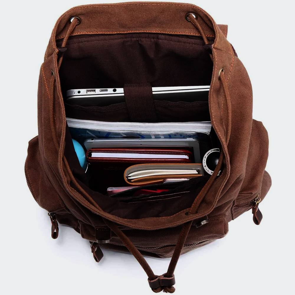 Rucsac laptop, Kaukko, Poliester, 41x27x16 cm, Cafeniu