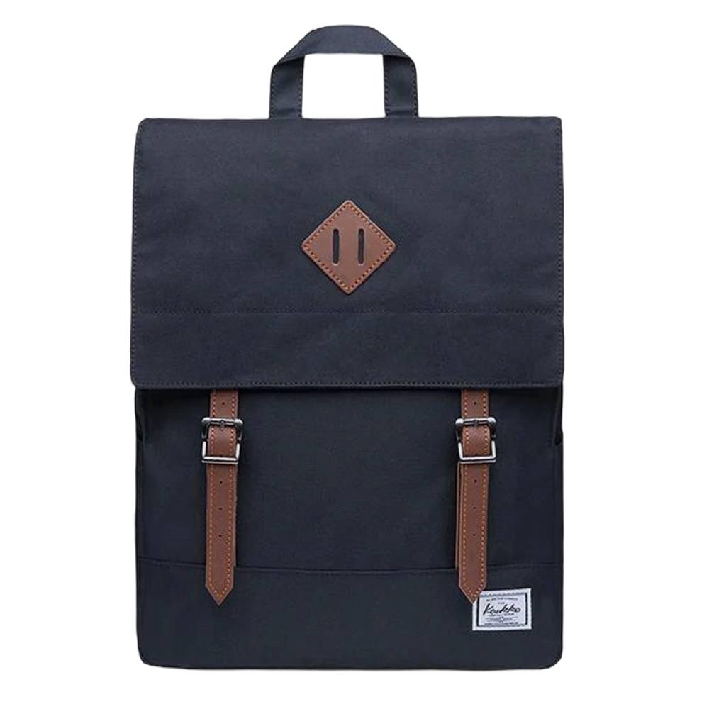 Rucsac laptop, Kaukko, Nylon/Poliester, 40x31x12 cm, Negru