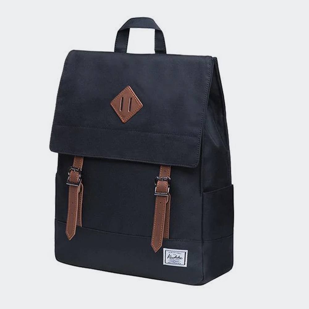 Rucsac laptop, Kaukko, Nylon/Poliester, 40x31x12 cm, Negru