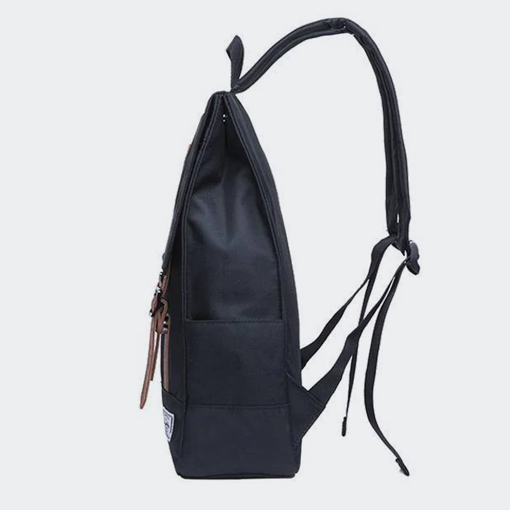 Rucsac laptop, Kaukko, Nylon/Poliester, 40x31x12 cm, Negru