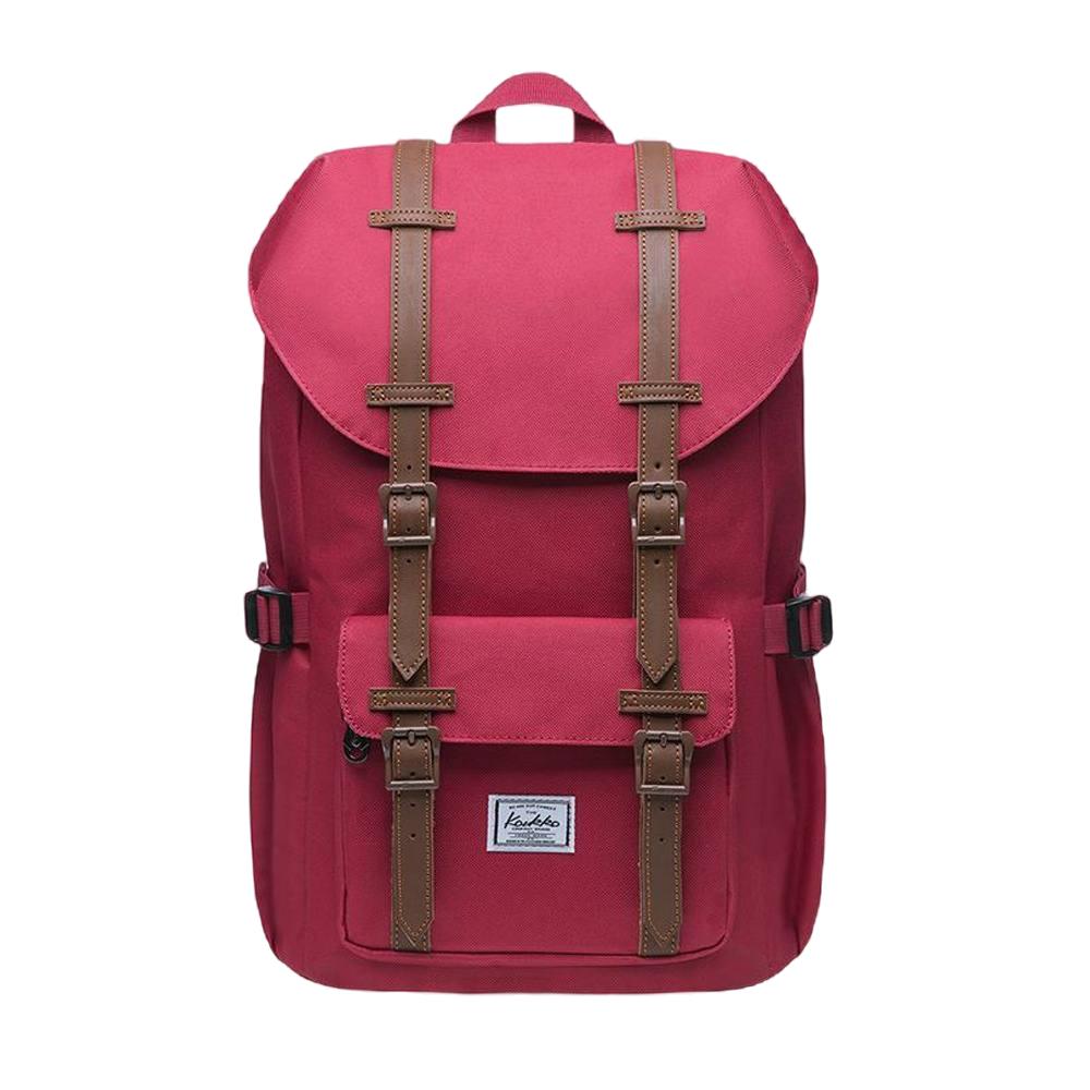 Rucsac impermeabil laptop, Kaukko, Poliester, 47x34x12 cm, Rosu