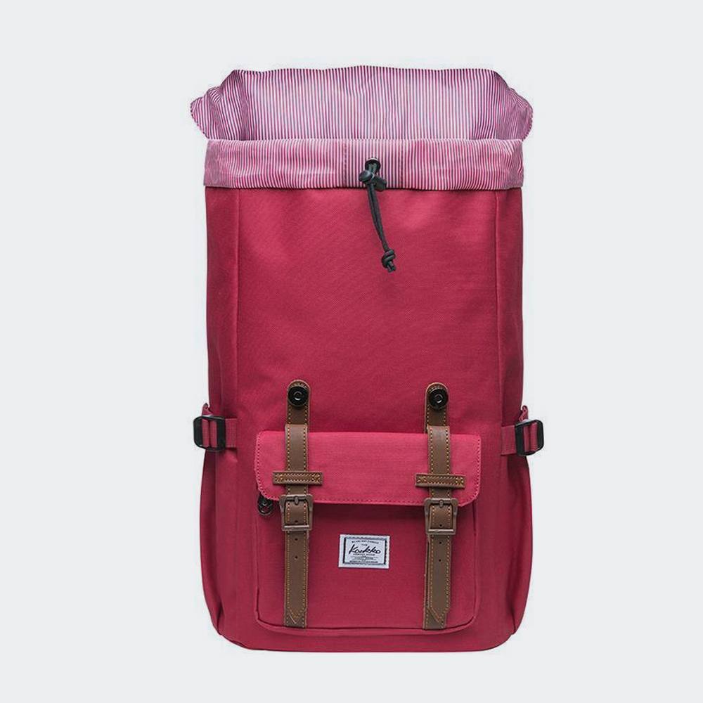 Rucsac impermeabil laptop, Kaukko, Poliester, 47x34x12 cm, Rosu