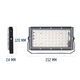 Работна лампа 12v 50W 50 led smd щипки