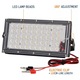 Работна лампа 12v 50W 50 led smd щипки
