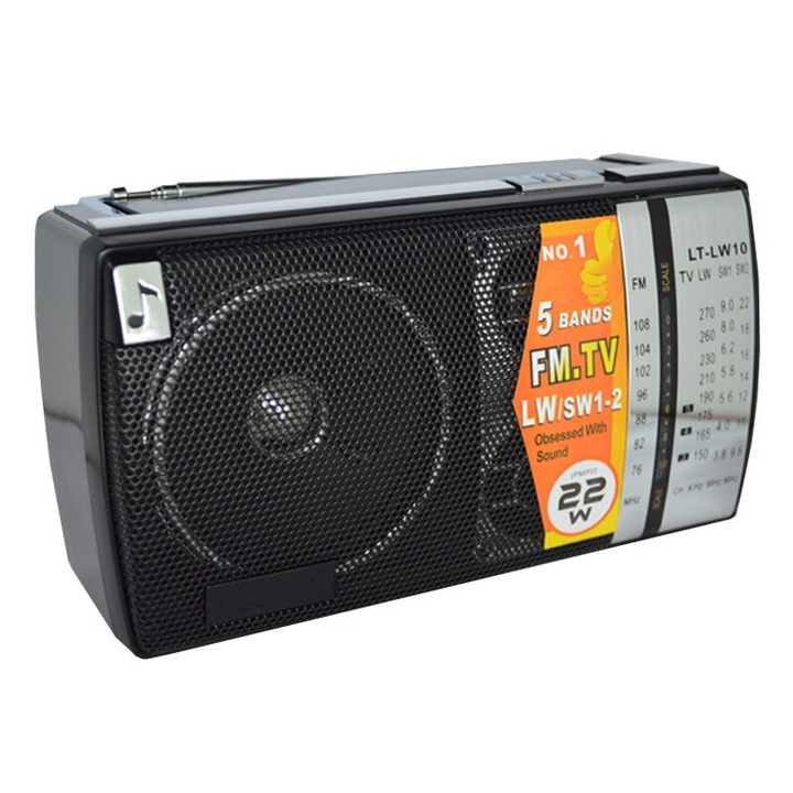 LT-LW 10 hordozható rádió erős hangszóróval