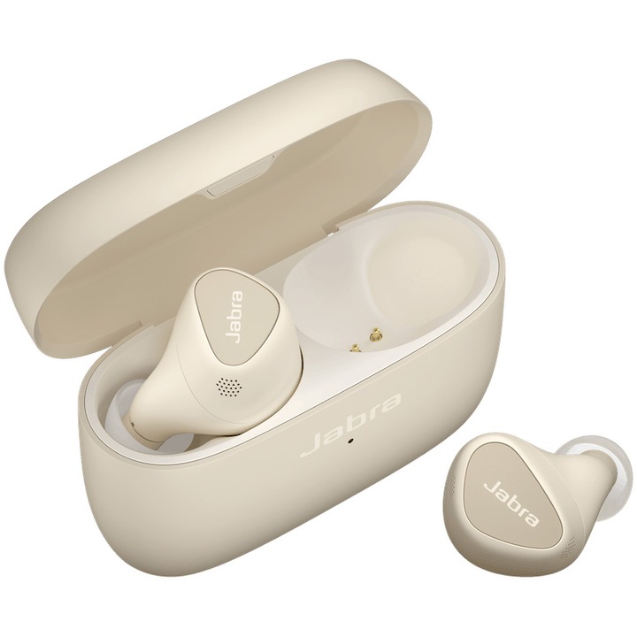 Слушалки In-ear Jabra Elite 5, True Wireless, Bluetooth, Gold