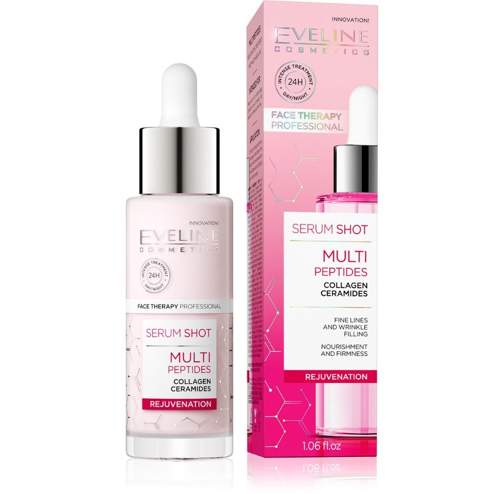 Серум, Eveline, Serum shot, За лице, Пептиди, 30 мл - eMAG.bg
