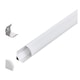 Profil LED aluminiu de colt montaj 90 grade 2 metri anodizat iluminare 45 grade ZenLED