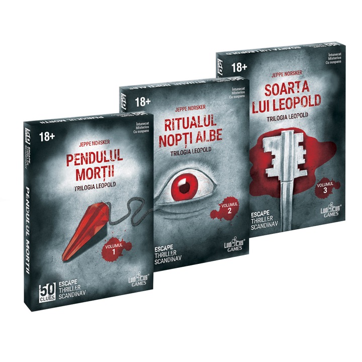 Pachet 50 Clues: Pendulul Mortii, Ritualul Nopti Albe si Soarta lui Leopold