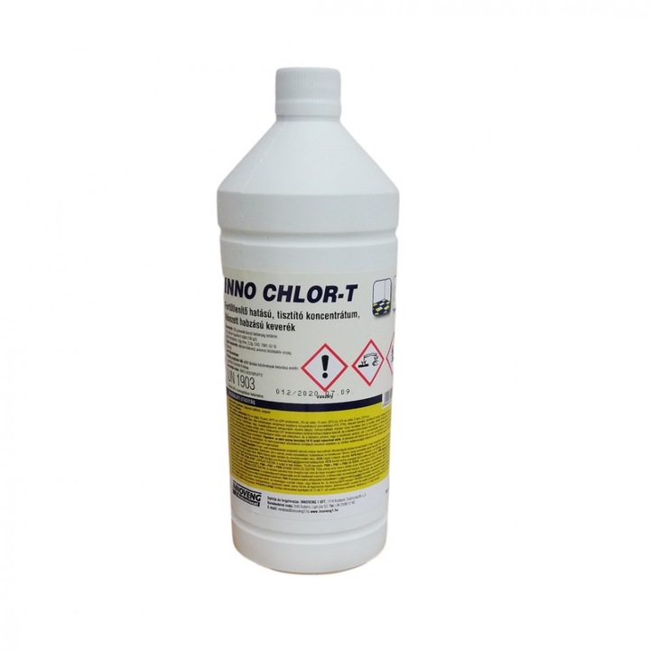 Inno Chlor T (без пяна) почистващ препарат за дезинфекция на повърхности 1L 10бр./количка