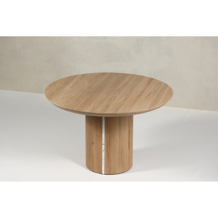 Masa SCAR, stejar masiv, 120 cm