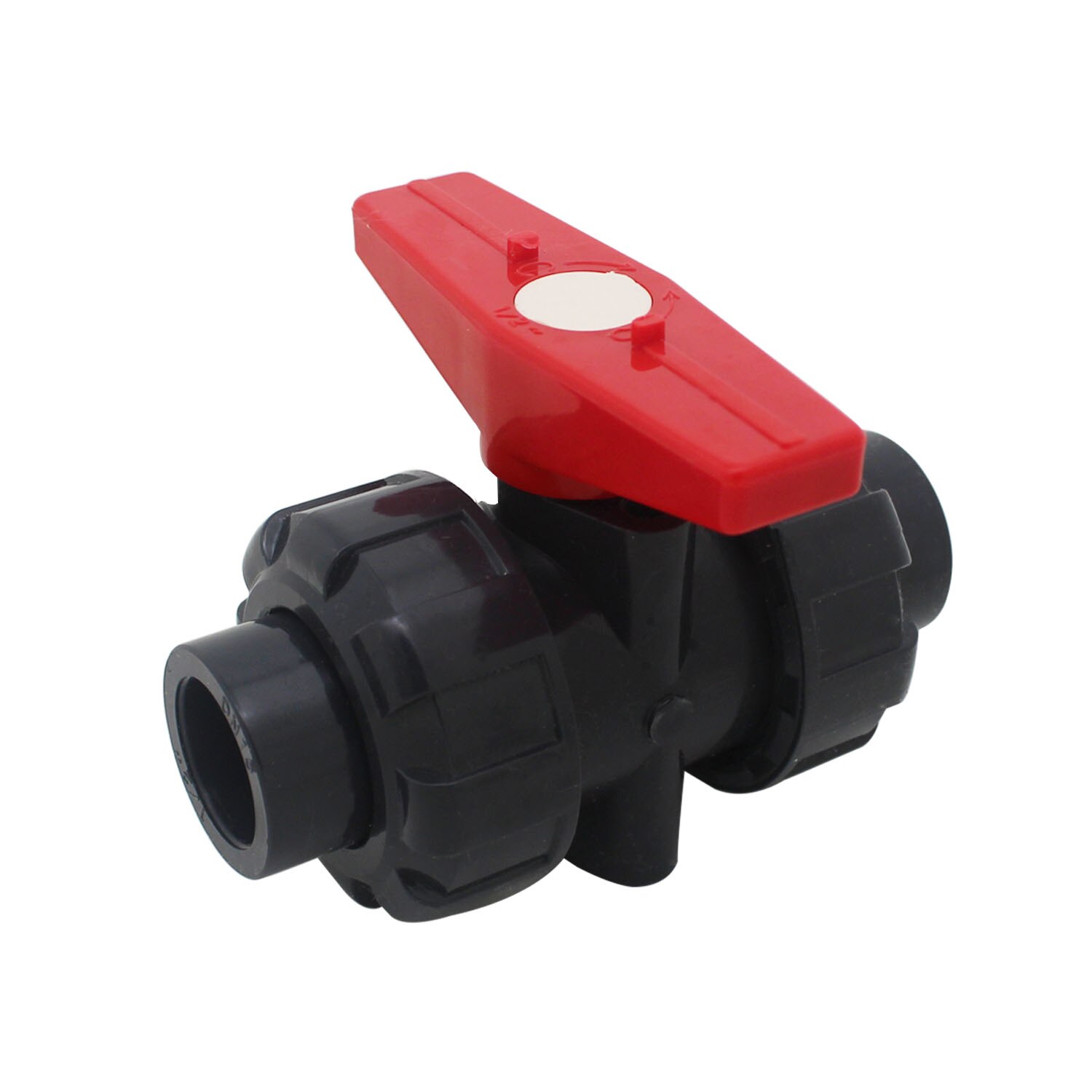 Robinet cu bila, PVC, 75mm, Negru - eMAG.ro