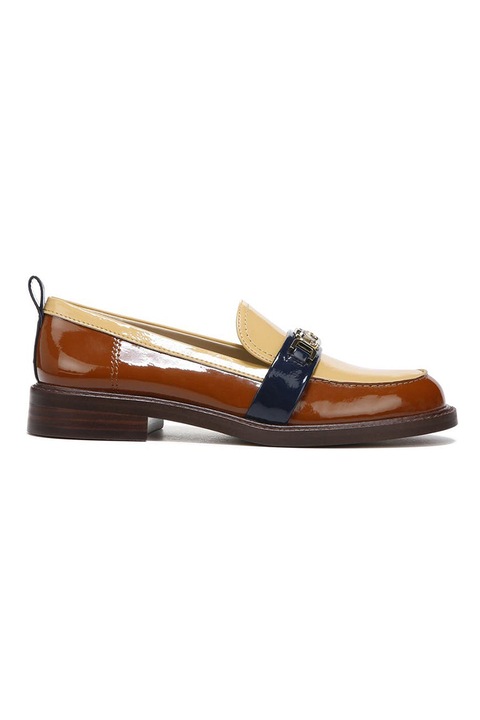 Sam Edelman, Мокасини Christy от еко кожа, Коняк кафяв/Бежов, 40.5