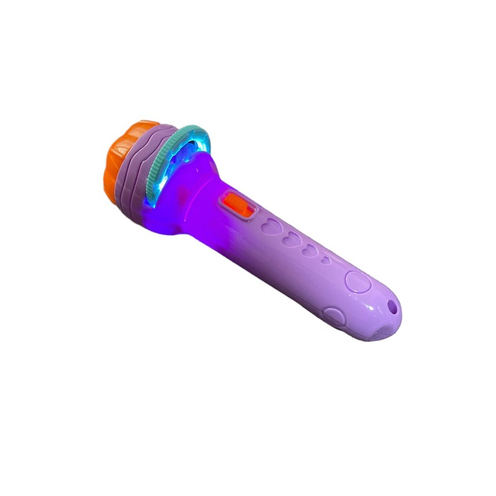 OEM Zseblámpa típusú projektor, 6 dia, állatok, gyümölcsök, rovarok, járművek, dinoszauruszok és tengeri állatok