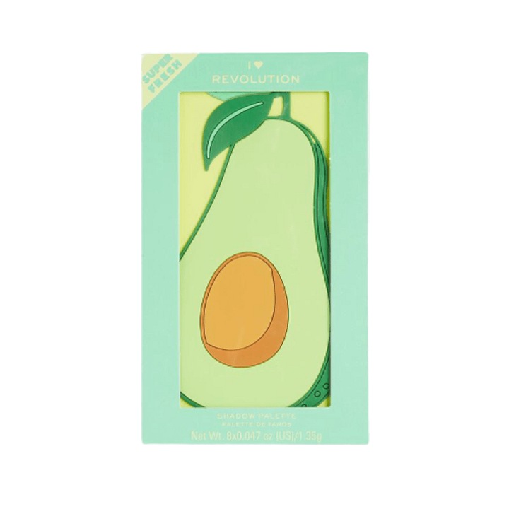 Revolution Tasty Avocado мини палитра сенки за очи, Multicolor