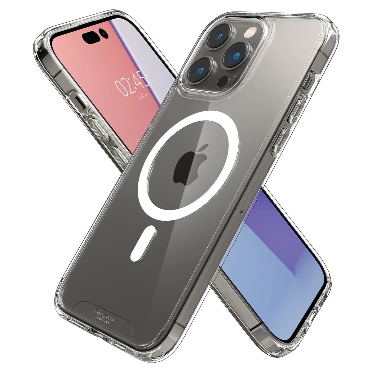 Husa de Protectie, Compatibila cu Apple iPhone 14 Pro, Doctor Shield Fantom, MagSafe