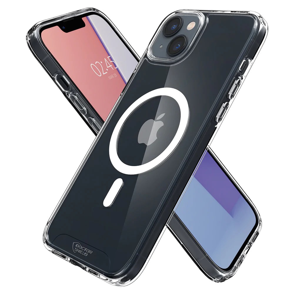 Husa de Protectie, Compatibila cu Apple iPhone 14, Doctor Shield Fantom, MagSafe
